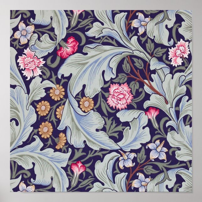 Affiche Leicester, William Morris (Devant)