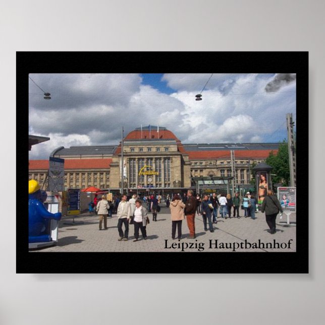 Affiche Leipzig Hauptbhof (Devant)