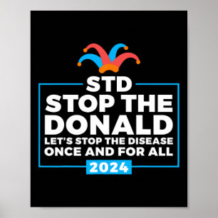 Affiche L'électeur démocrate Donald Anti Trump