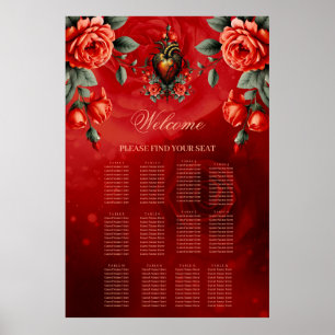 Affiche L'élégance gothique du coeur