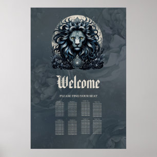 Affiche L'élégance royale, regard majestueux orné de la tê