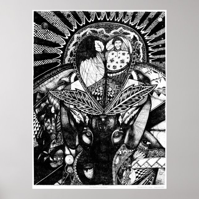 Affiche L'éléphant dans la chambre (Devant)