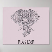 L'éléphant tribal Art animal africain