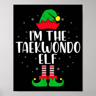 Affiche L'Elf Taekwondo - Amateur de Taekwondo Arts Martia