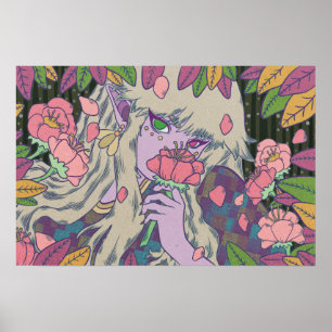 Affiche L'Elfe dans le jardin
