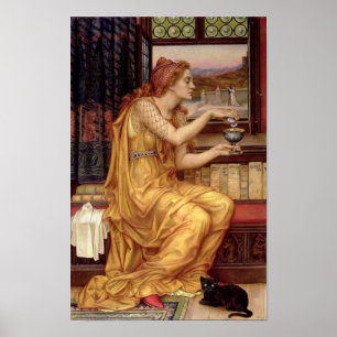 Affiche L'Elixir d'Amour - Art Préraphaélite Vintage