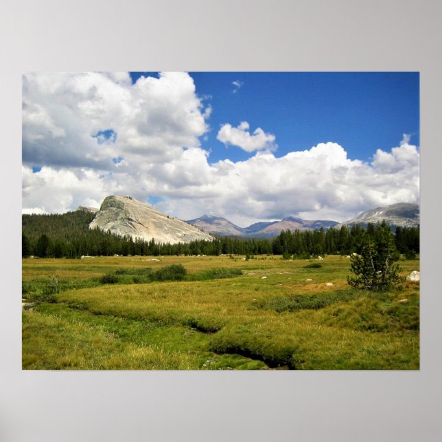 Affiche Lembert Dome à Tuolumne Meadows, Yosemite, CA (Devant)