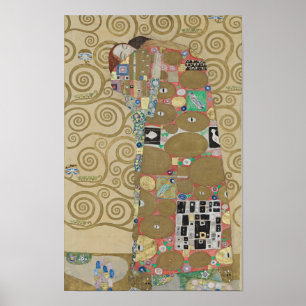 Affiche L'Embrace (Exécution) — Gustav Klimt   Stoclet