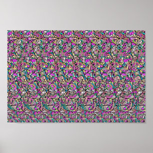 Affiche L'émission doit être imprimée en 3D non masquée