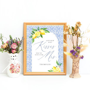 Affiche Lemon Devine combien de baisers pour bientôt être 