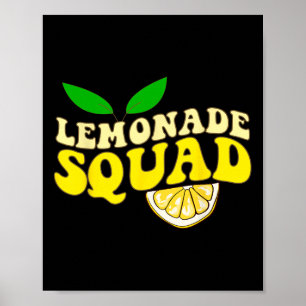 Affiche Lemonade Squad Drôle Pour Stand Boss Lemon Juice S