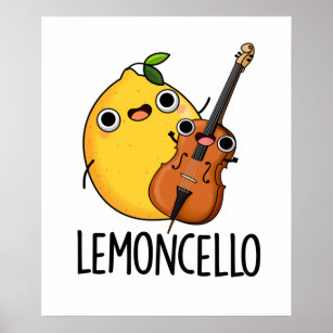 Affiche Lemoncello Funny Drink Pun