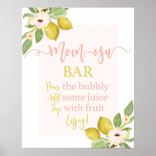 Affiche Lemons Momosa sign