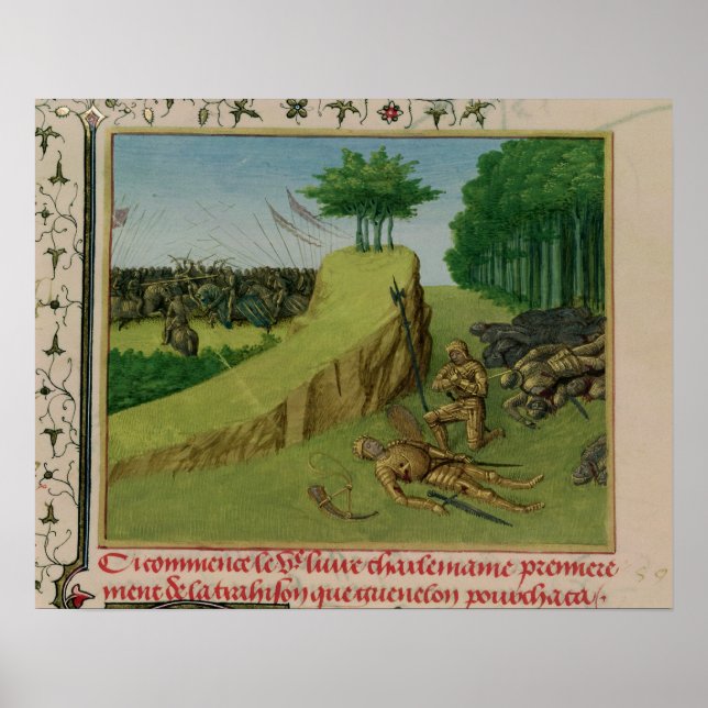 Affiche L'empereur Charlemagne trouve Roland's (Devant)