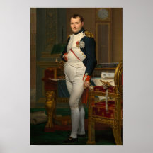 L'empereur Napoléon dans son étude par David - Pos