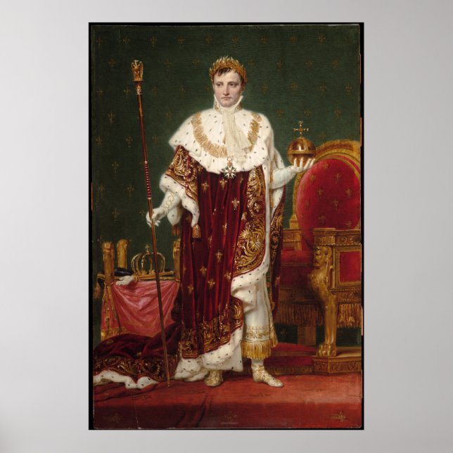 Affiche L'empereur Napoléon Ier par David (Devant)