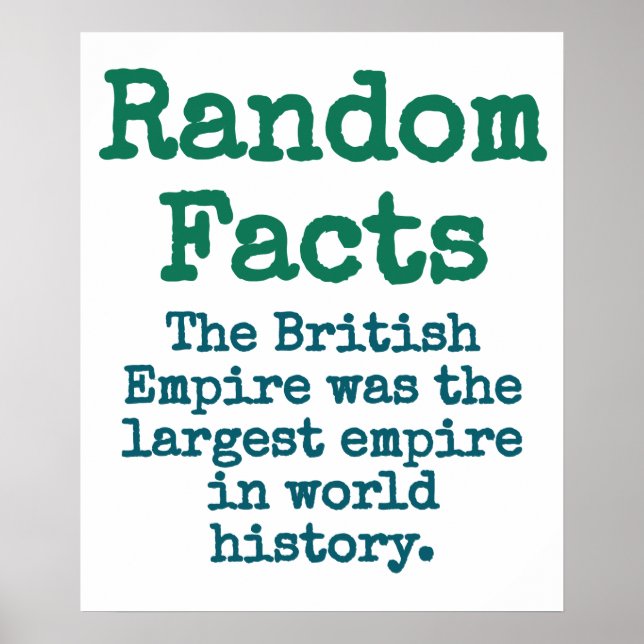 Affiche L'Empire Britannique Était Le Plus Grand Empire -  (Devant)