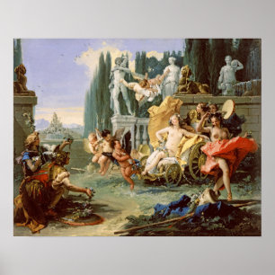 Affiche L'Empire de la Flore (Tiepolo 1743)