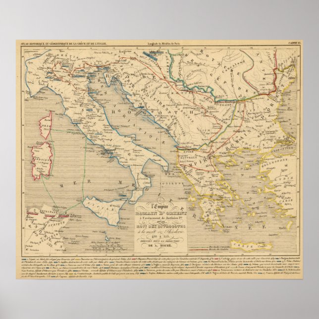 Affiche L'Empire Romain d'Orient, Roye des Ostrogoths (Devant)