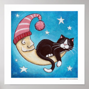 Affiche L'endroit le plus sûr pour un petit somme de chat