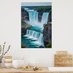 Affiche "L'énergie de la nature captée - Niagara