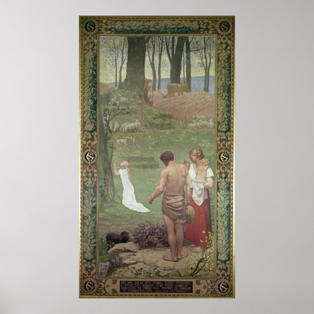 Affiche L'enfance de St. Genevieve (Devant)