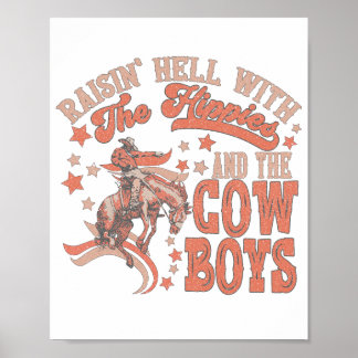 Affiche L'enfer des hippies et des cowboys