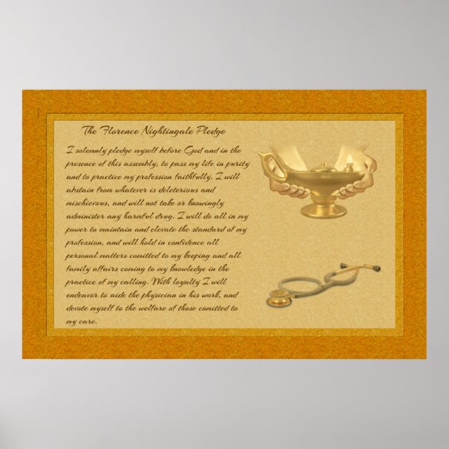 Affiche L'engagement de Florence Nightingale (Devant)