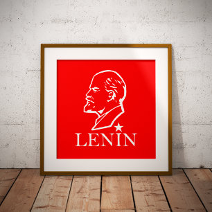 Affiche Lénine, URSS, CCCP, Union soviétique, Communisme