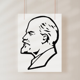 Affiche Lénine, URSS, CCCP, Union soviétique, Communisme