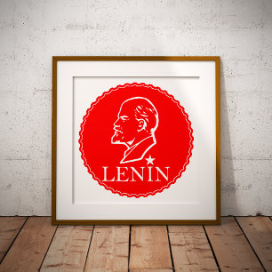 Affiche Lénine, URSS, CCCP, Union soviétique, Communisme
