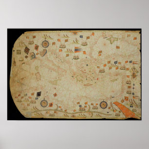 Affiche L'ensemble du bassin méditerranéen