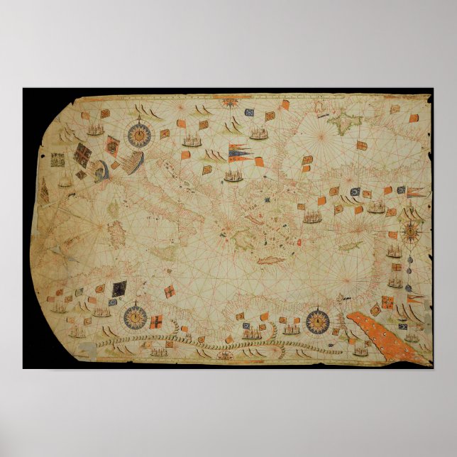 Affiche L'ensemble du bassin méditerranéen (Devant)