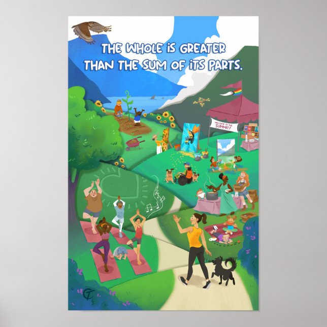 Affiche L'Ensemble Est Plus Grand X TARYN COZY (Devant)