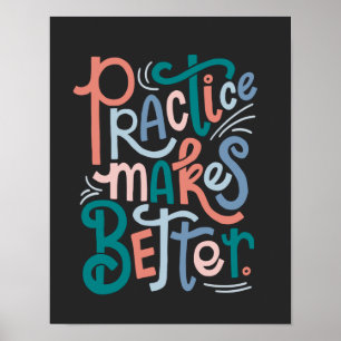 Affiche L'entraînement noir donne de meilleurs résultats