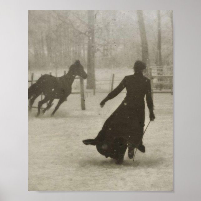 Affiche L'Entraîneur De Cheval Par Felix Thiollier 1899 (Devant)