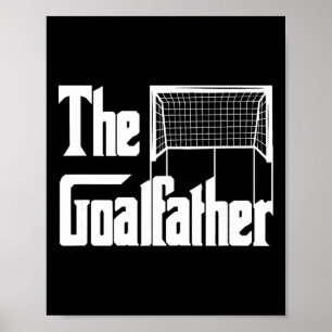 Affiche L'entraîneur de gardien de but de football Papa Go