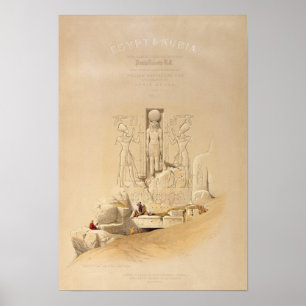 Affiche L'entrée au grand temple d'Aboo