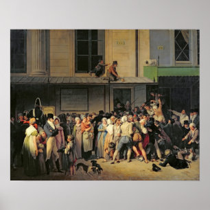 Affiche L'entrée au théâtre de l'Ambigu-Comique