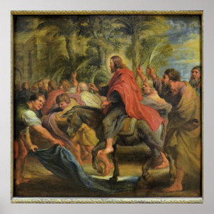 Affiche L'Entrée du Christ à Jérusalem