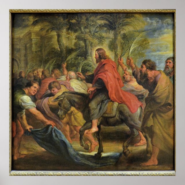Affiche L'Entrée du Christ à Jérusalem (Devant)