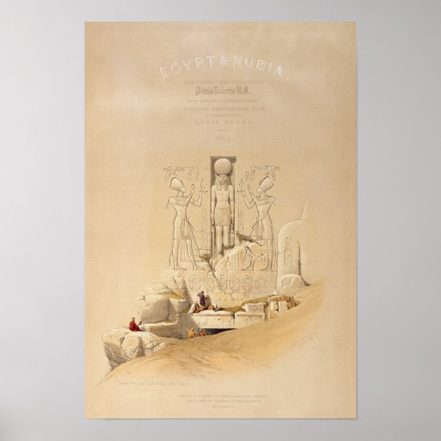 Affiche L'entrée du Grand Temple d'Aboo (Devant)