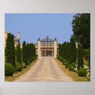 Affiche L'entrée imposante du Château Haut Sarpe, la