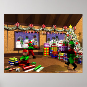 Affiche L'entrepôt de Père Noël