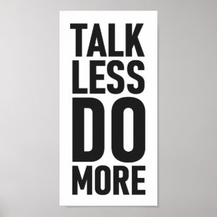 Affiche L'entretien font moins plus citation de motivation