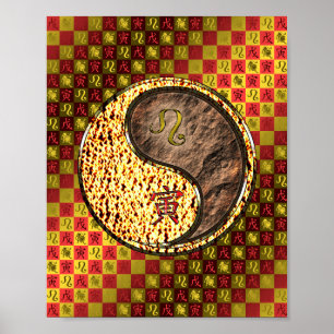 Affiche Leo & Earth Tiger