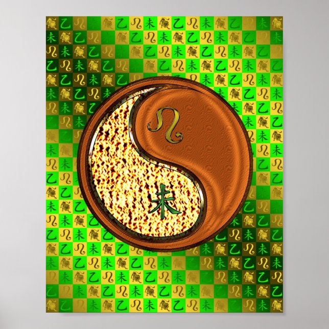 Affiche Leo et chèvre de bois (Devant)