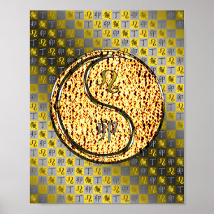 Affiche Leo & Fire Rabbit