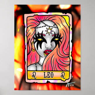 Affiche Leo Tarot