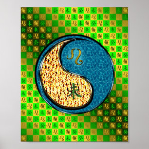 Affiche Leo & Water Chèvre